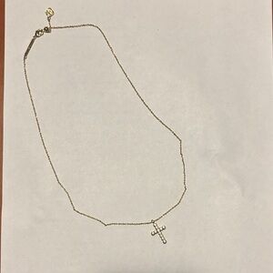 Kendra Scott Gold Cross Necklace